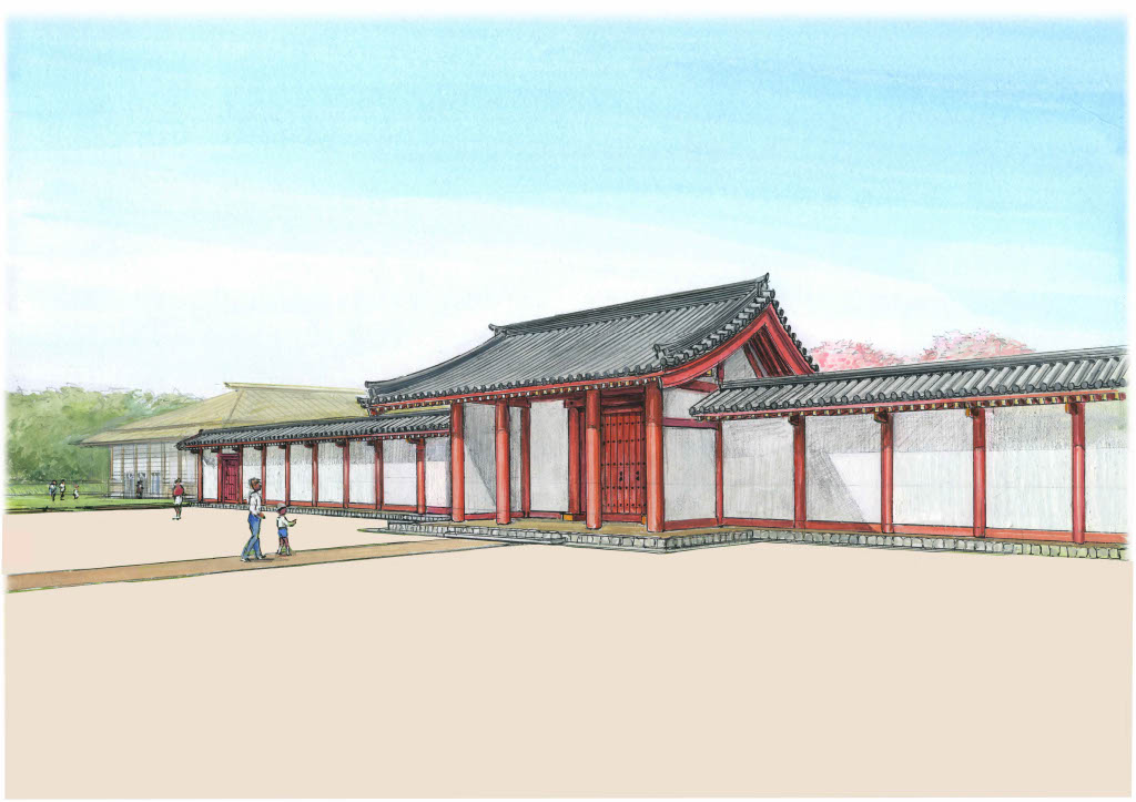鴻臚館東門完成イメージ